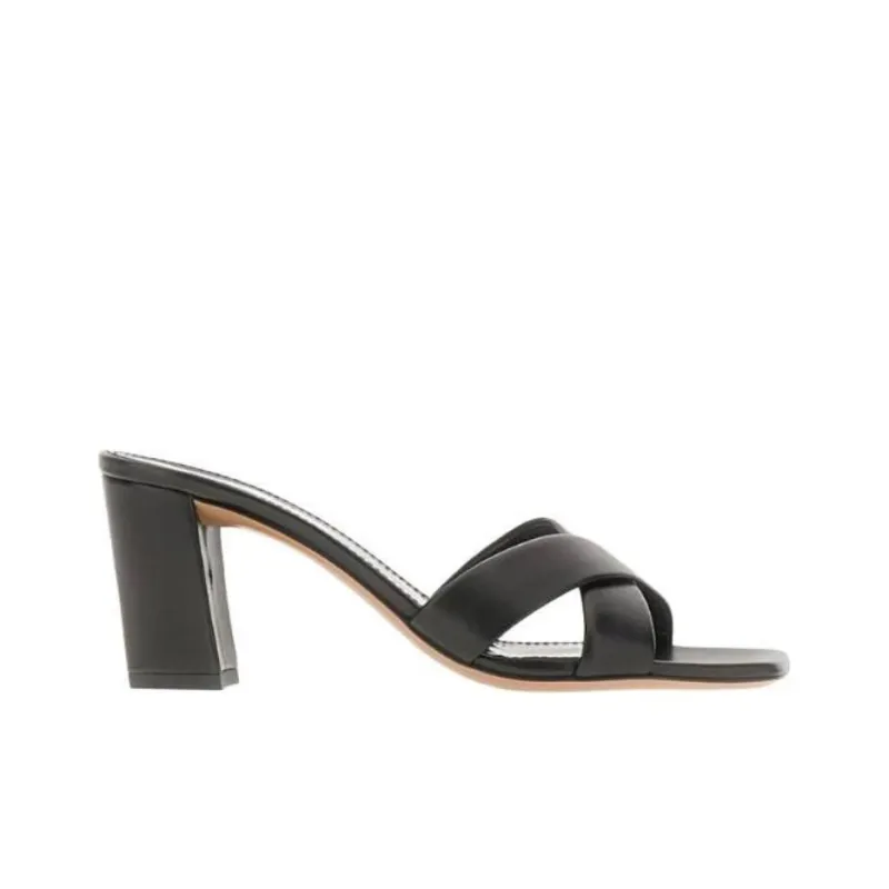 Paris Texas Slide Slippers Women's Black-1