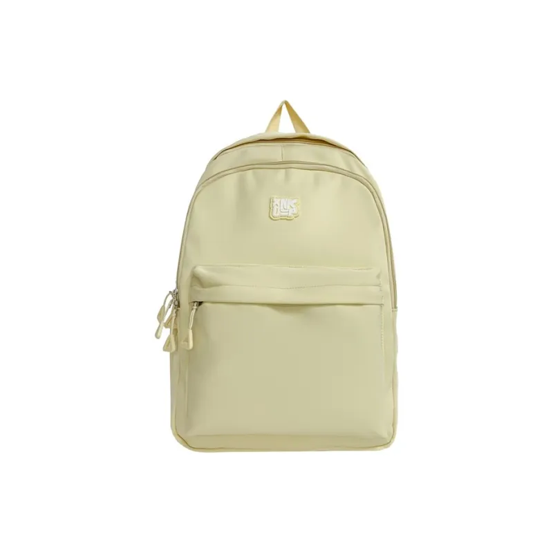NX DOUGHNUT Nylon Fabric Backpack Unisex Ecru/Black/Yellow/Green/Pink-4