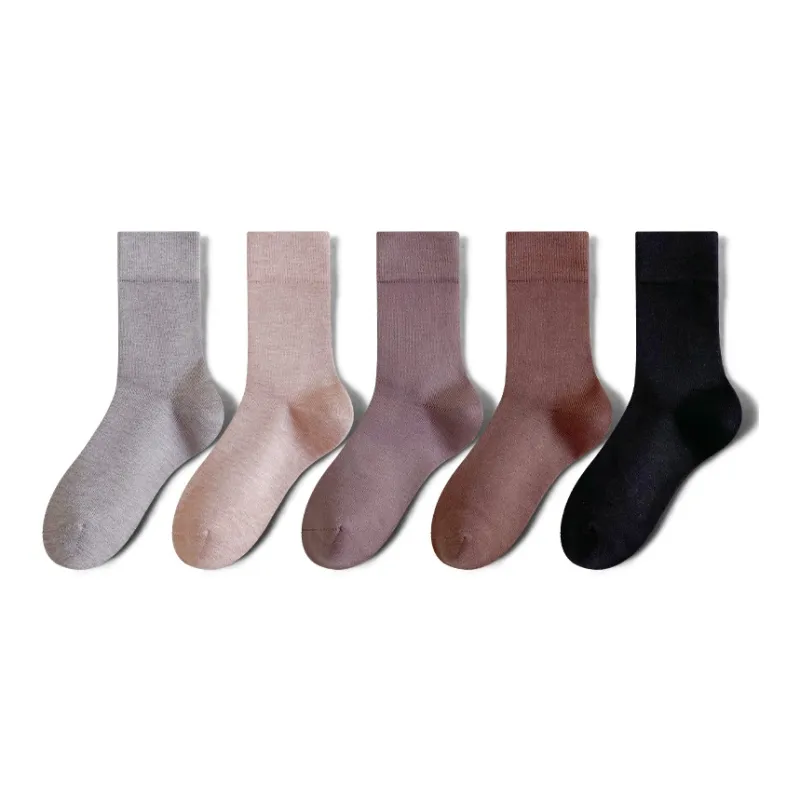 MIIOW Knee High Socks Women's 5 Pack-15