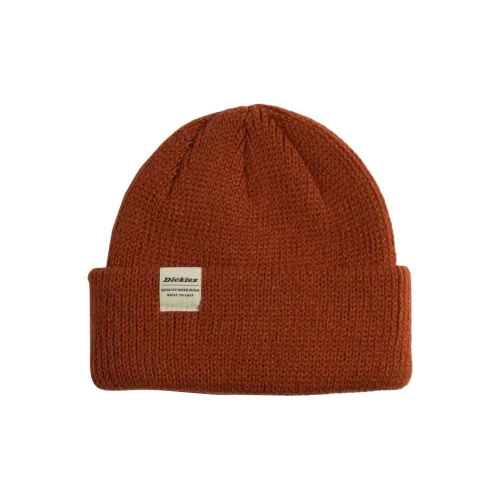 Dickies Acrylic Beanies Unisex Brown Red
