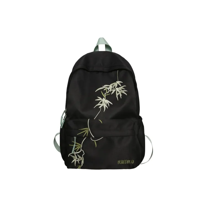 Huangmu Nylon Backpack Regular Women's Multicolor-0