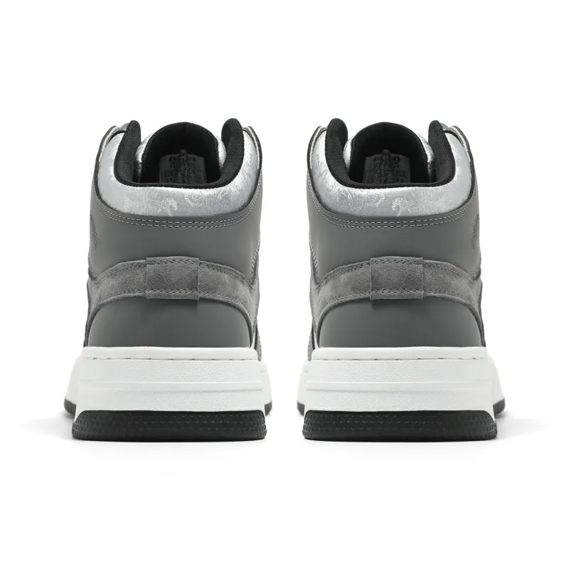 NAVIGARE Cushioning Anti-Slip And Wear-Resistant Balance Rebound Mid-Top Vintage Basketball Shoes Men's-17