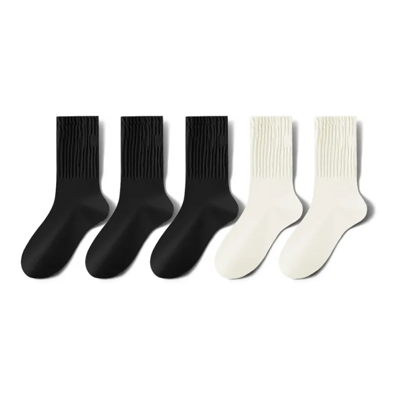MIIOW Mid Calf Socks Women's 5 Pack-11