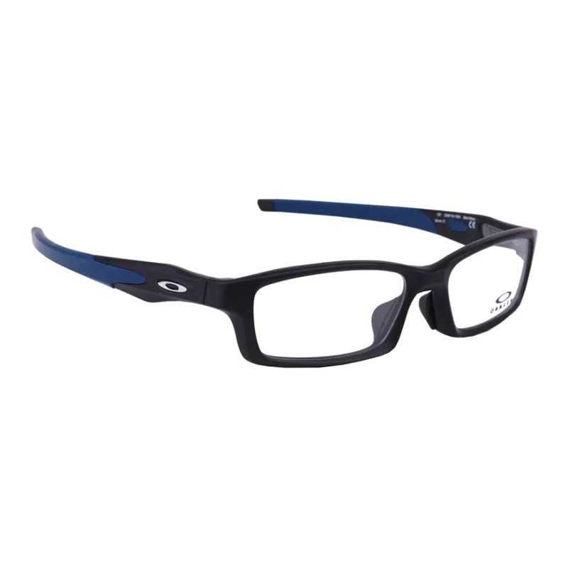 Oakley TR/Memory Plastic Rectangular Eyeglass Frames Unisex Black-0