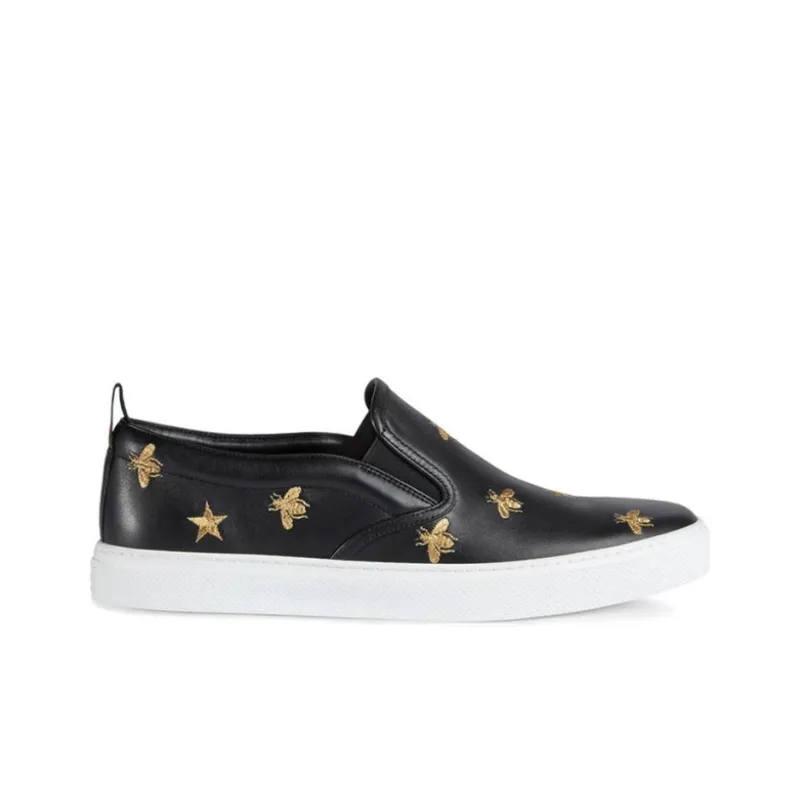 GUCCI Slip On 'Bees Black'-1