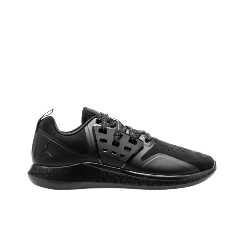 Jordan Anti Slip Wear Resistant Low Top Training Shoes Men's Black-1