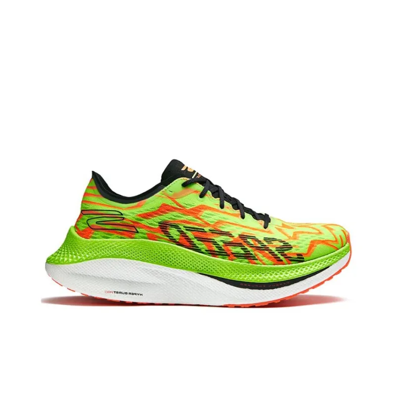 Skechers MEN'S GO Durable Breathable Low Top Marathon Running Shoes Men's Green Orange-1