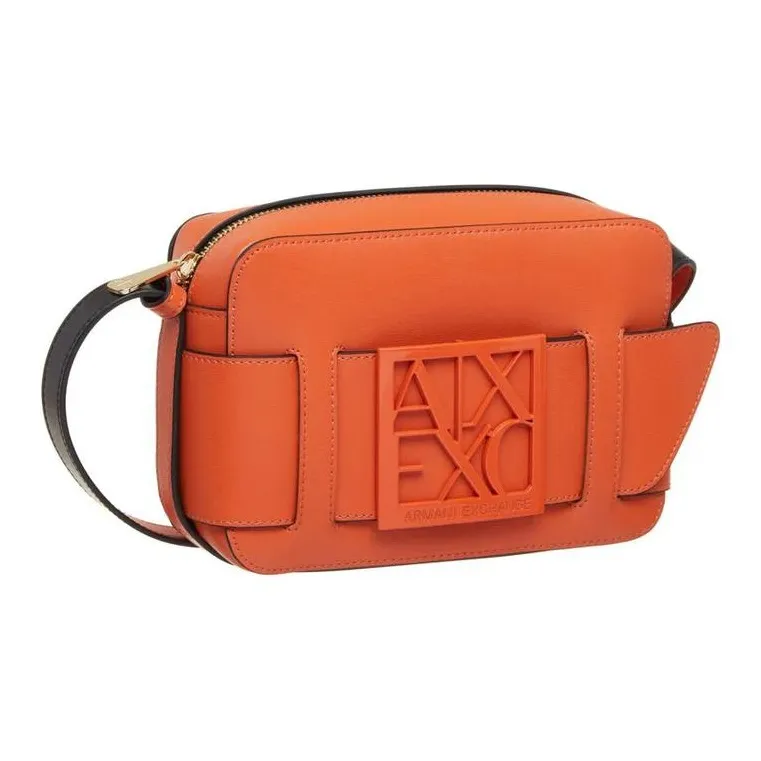 ARMANI EXCHANGEAE Polyurethane Crossbody Bag Shoulder Bag Women's Orange-1