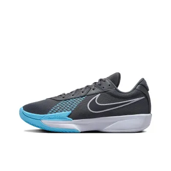 Nike Air Zoom G.T. Cut Academy Anti Slip Wear Resistant Low Top Basketball Shoes Unisex Gray Blue EP