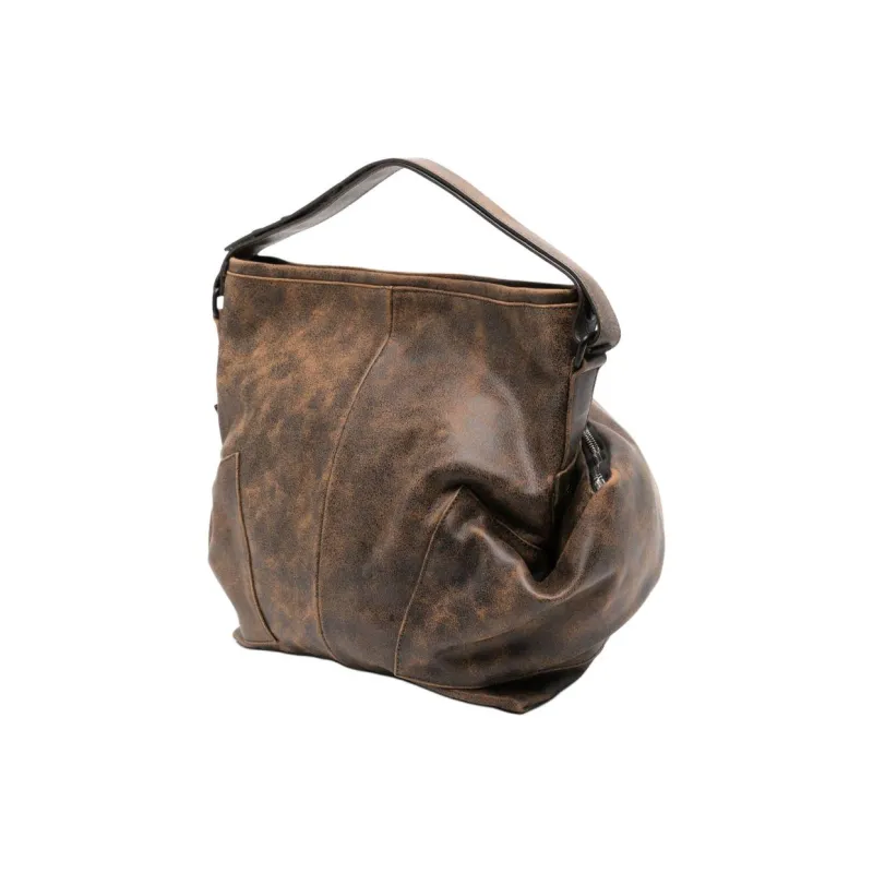 Vic Matie Distressed Shoulder Bag-1