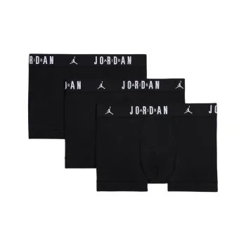 JORDAN Men's Flight Cotton Boxer Briefs 3 Pack