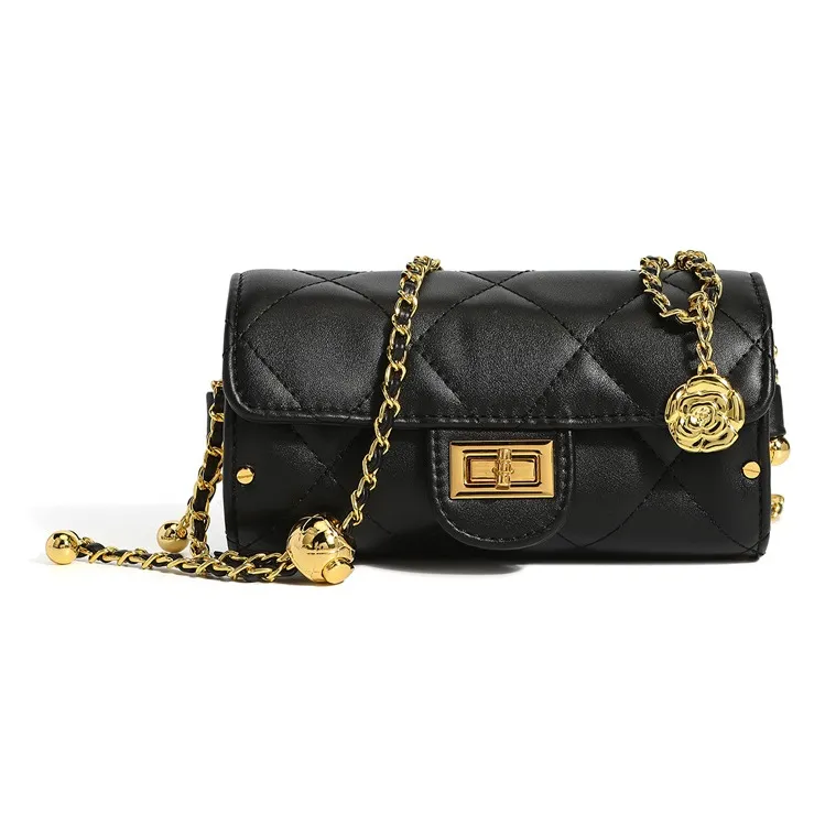 Carksky PU Shoulder Bag Crossbody Bag Women's Black-0