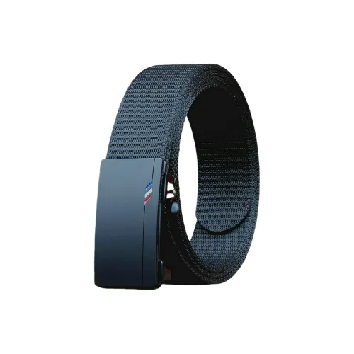 Emperor Penguin Woven Casual Toothless, Automatic Buckle Head Outside And Inside Buckle Nylon, Canvas Belts Men's