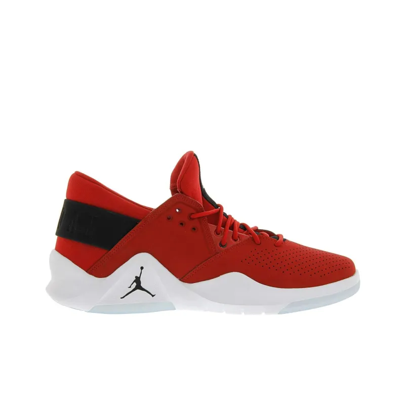 Jordan Cushioning Wear-Resistant Low-Top Basketball Shoes Men's Red Black-1