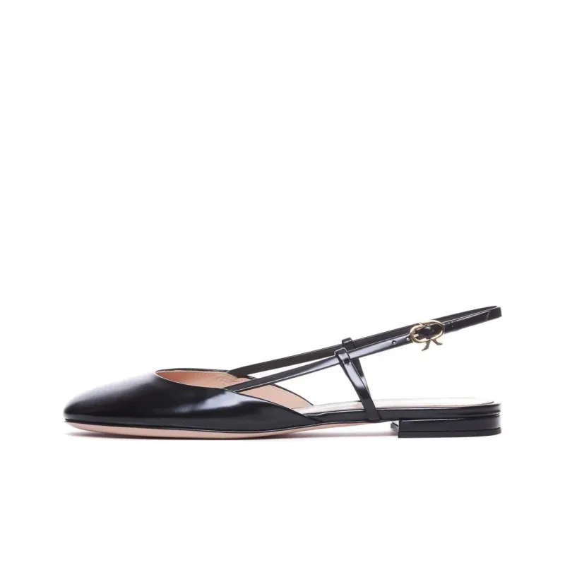 GIANVITO ROSSI Christina Casual Single Shoes Women's Black-0