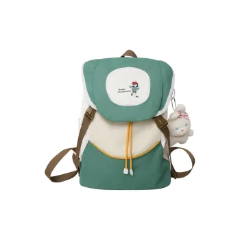 Parker Bear Nylon Backpack Unisex Black/Green/Pink/Gray