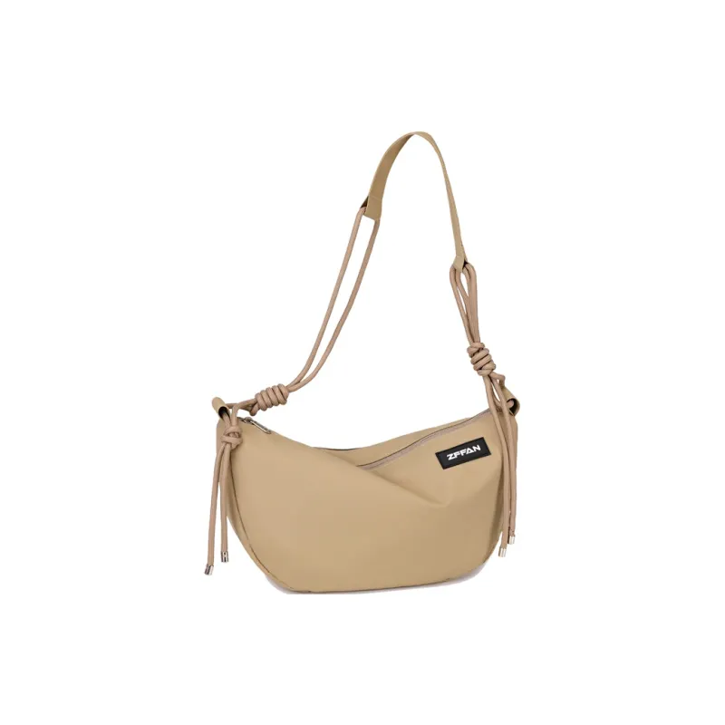 ZUOFEIFAN Fabric Shoulder Bag Unisex Khaki/Fruit Green-2