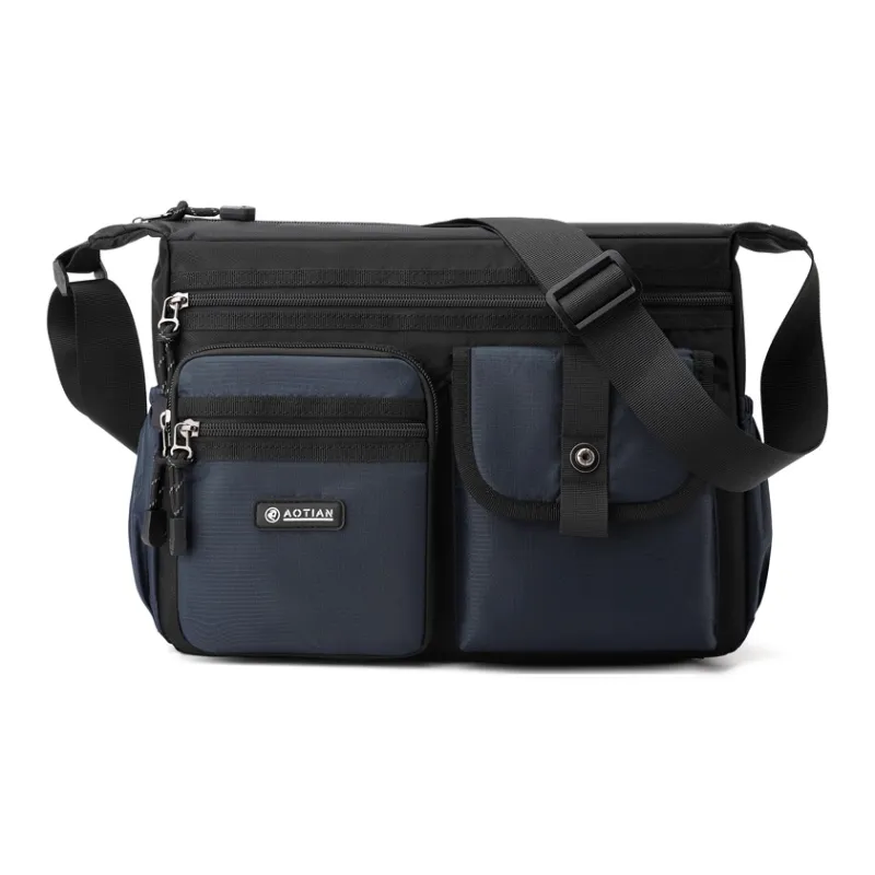 Yalu Oxford Crossbody Bag Regular Men's Gray/Black/Army Green/Dark Blue-7
