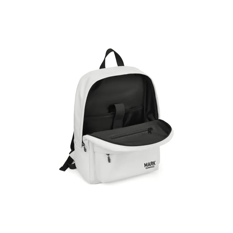 FAIRWHALE PU Membrana Dermalis Backpack Large Size Unisex Black/White-4