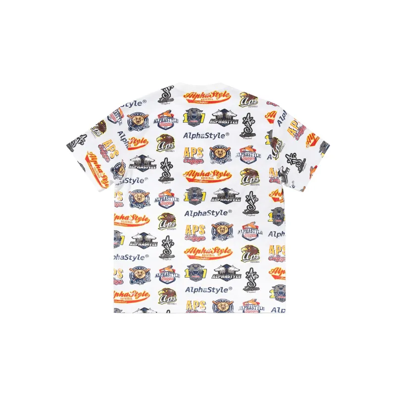 AlphaStyle T Shirts Unisex White-1