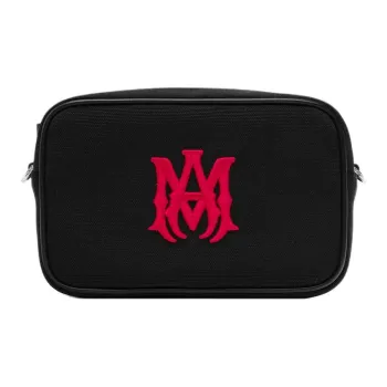AMIRI Cotton Camera Bag Shoulder Bag Crossbody Bag Men's Black