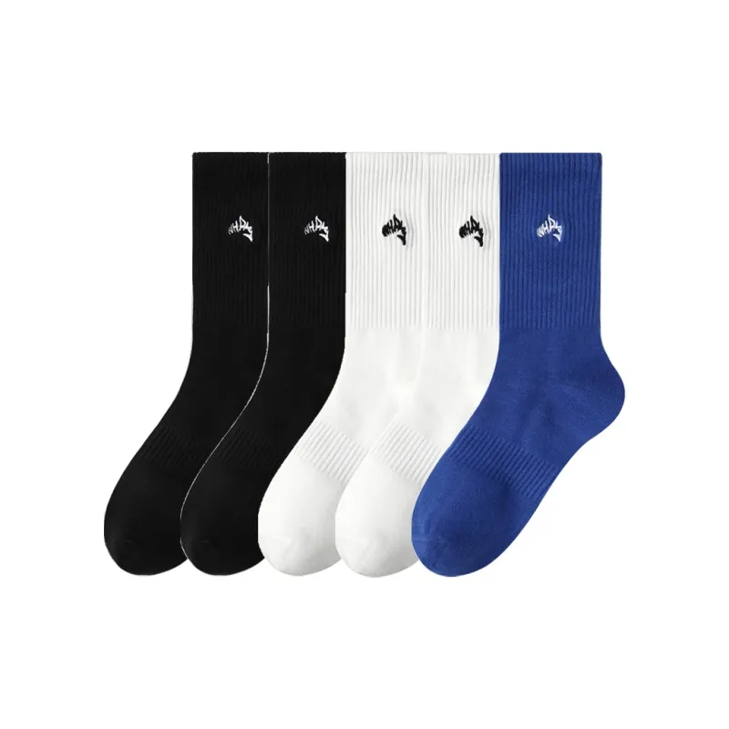 MIIOW Cool One Summer Series Mid Calf Socks Men's 5 Pack-8
