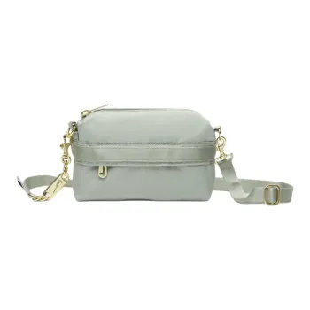 Nike Polyester Shoulder Bag, Crossbody Bag Regular Unisex Light Green