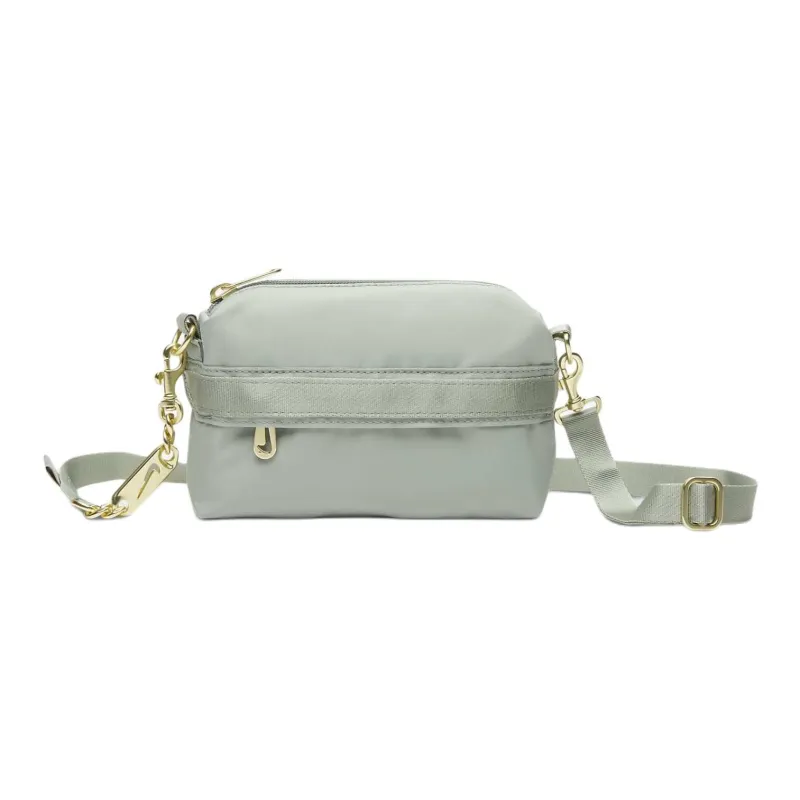 Nike Polyester Shoulder Bag, Crossbody Bag Regular Unisex Light Green-0