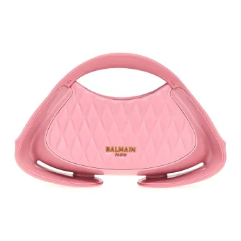 BALMAIN Polyurethane Shoulder Bag Crossbody Bag Handbag Women's Pink