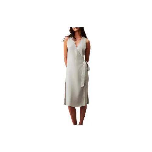 Calvin Klein Sleeveless Dresses Women's Desert Sage Green