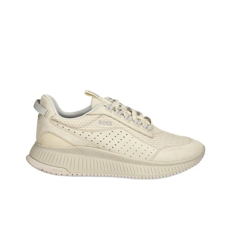 HUGO BOSS Low Top Casual Shoes Men's Beige-1