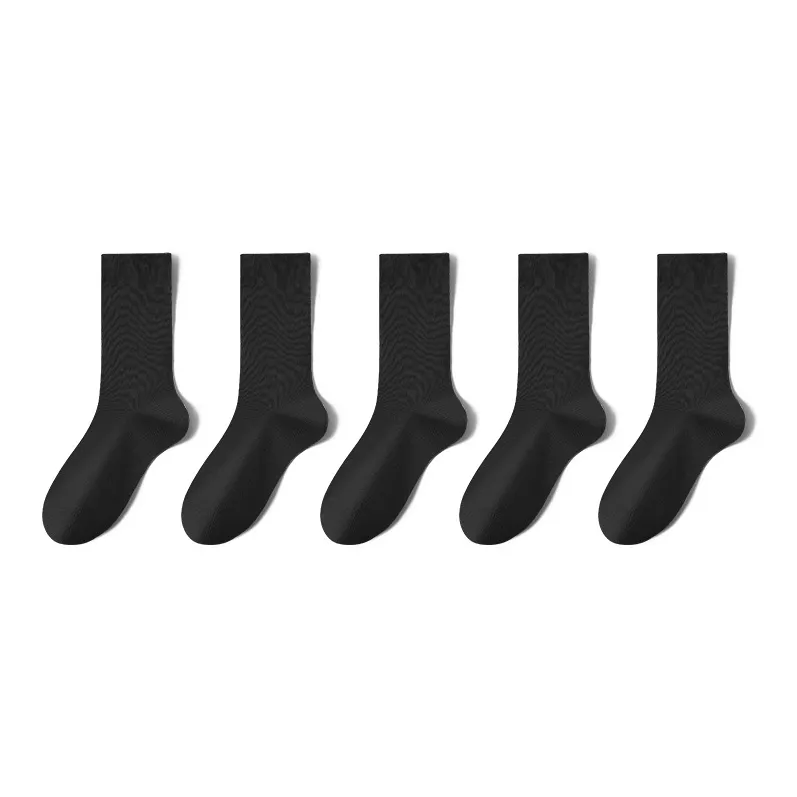 MIIOW Mid Calf Socks Women's 5 Pack-11