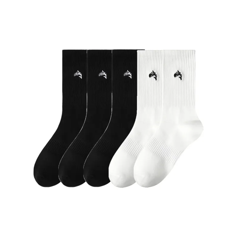 MIIOW Cool One Summer Series Mid Calf Socks Men's 5 Pack-11