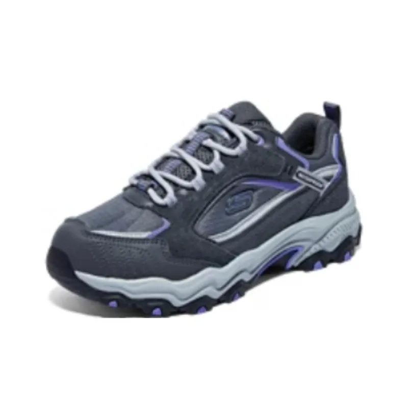 Skechers OUTDOOR Support Low Top Casual Shoes Women's Gray/Purple/Black-2