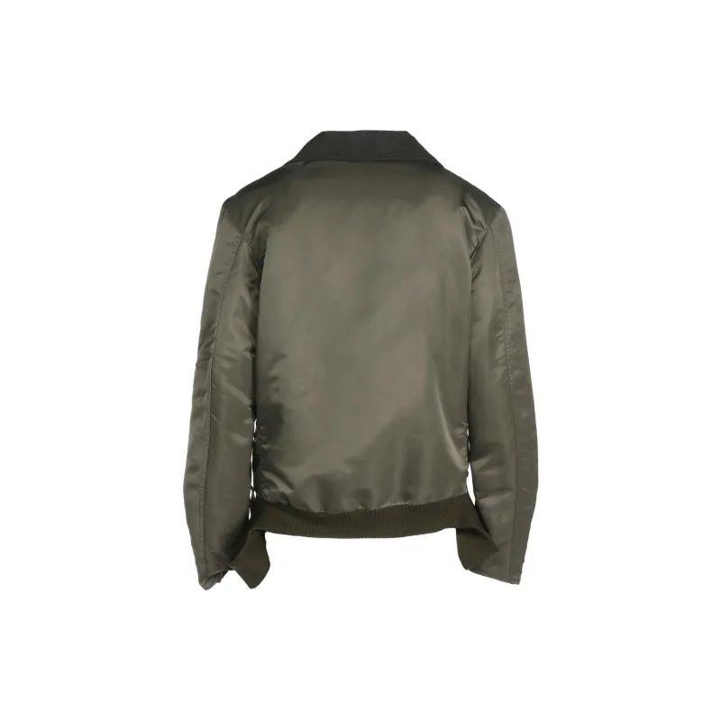 Yohji Yamamoto FW24 Ground Y Jackets & Coats Unisex Khaki Green-3