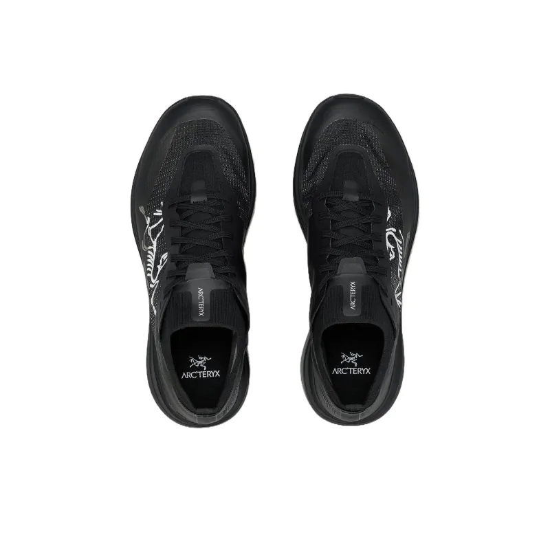 Arcteryx SYLAN Abrasion Resistant Mid Top Running Shoes Men's Black-1