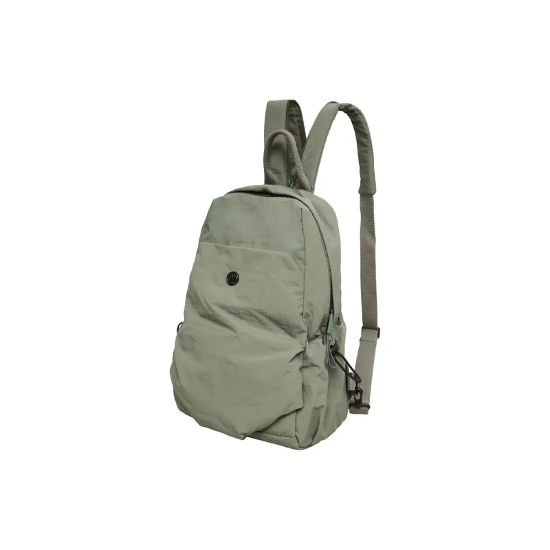 DCLOUD Nylon Fabric Backpack Mini Unisex Khaki/Green/Gray/Black-10