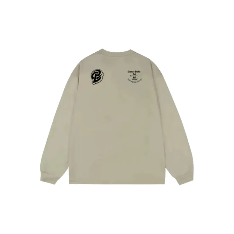 BKCXZICE Loose Fit Crew Neck Training Basketball Long Sleeved Trendy Running Casual Pullover Coat Men's-1