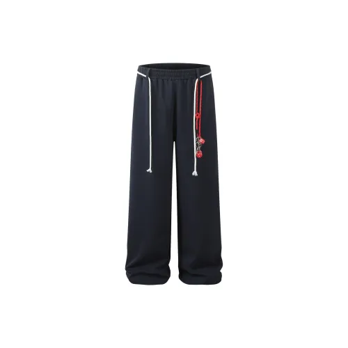 JUNE CUT Casual Pants Women's Navy Blue