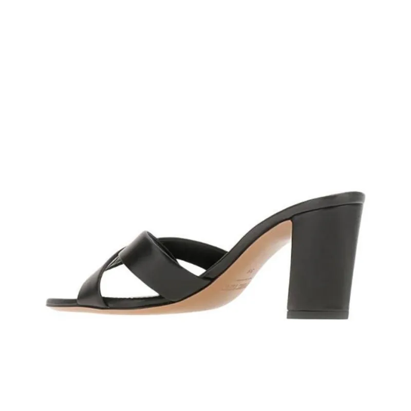 Paris Texas Slide Slippers Women's Black-3