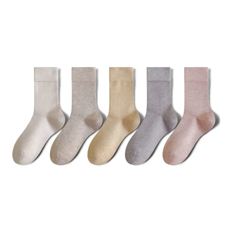 MIIOW Knee High Socks Women's 5 Pack-12