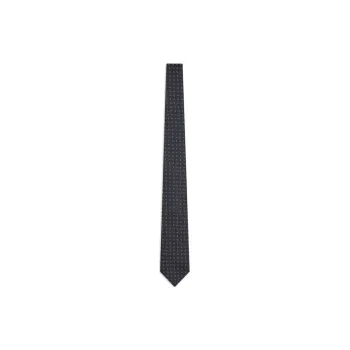 EMPORIO ARMANI Mulberry Silk Ties Men's Marine Blue