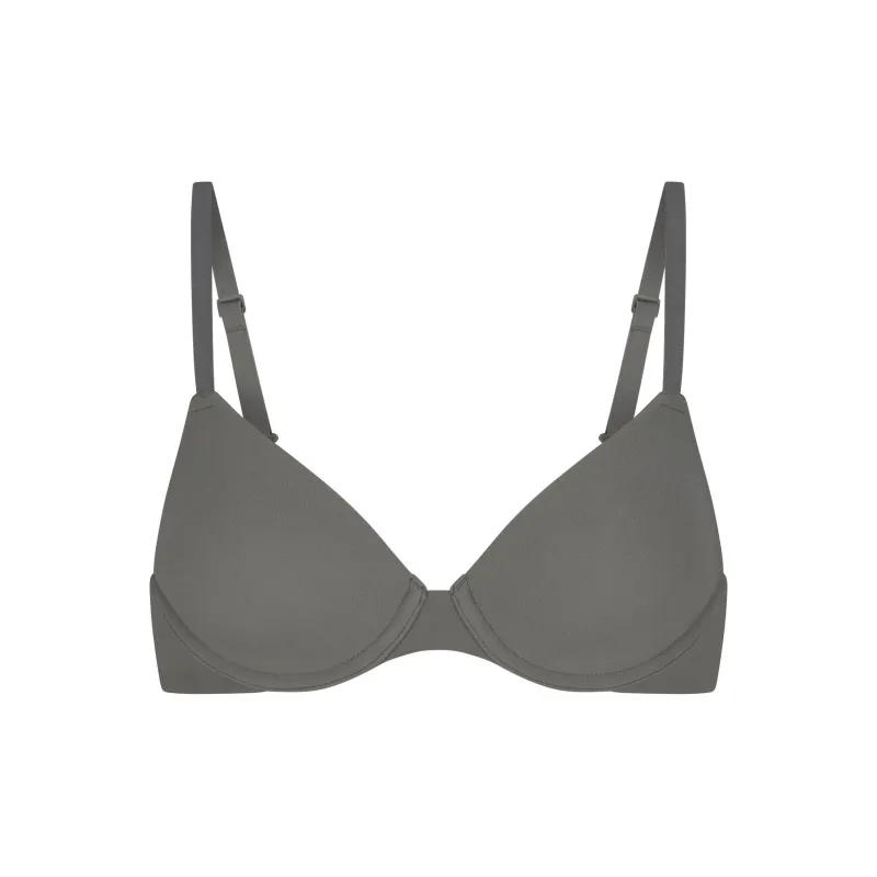 SKIMS FITS EVERYBODY T-SHIRT BRA Bra Women's 1 Pack GUNMETAL/Bronze-0