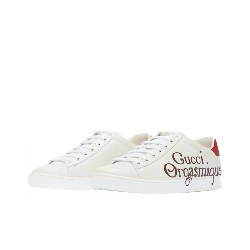 GUCCI New Ace 'GUCCI Orgasmique - White Hibiscus Red'-2