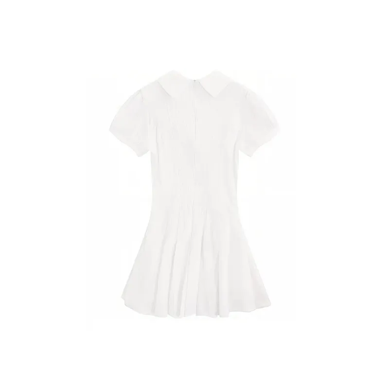 Incolore Short Sleeved Dresses Women's White-1