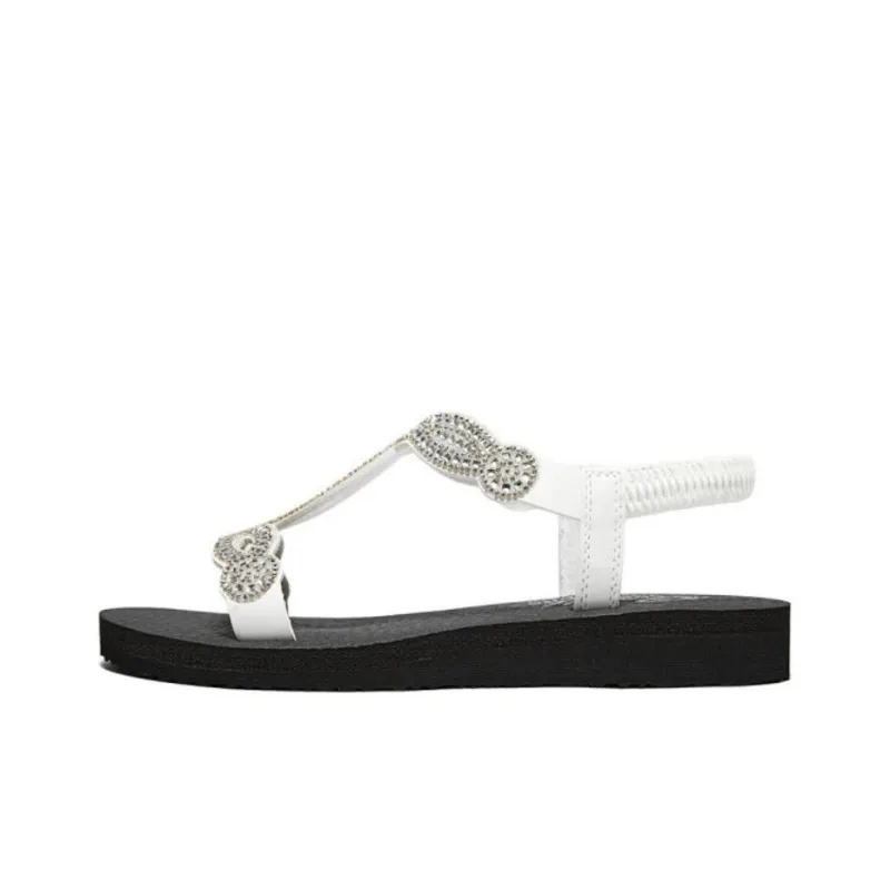 Skechers CALI One Strap Sandals Women's White-0