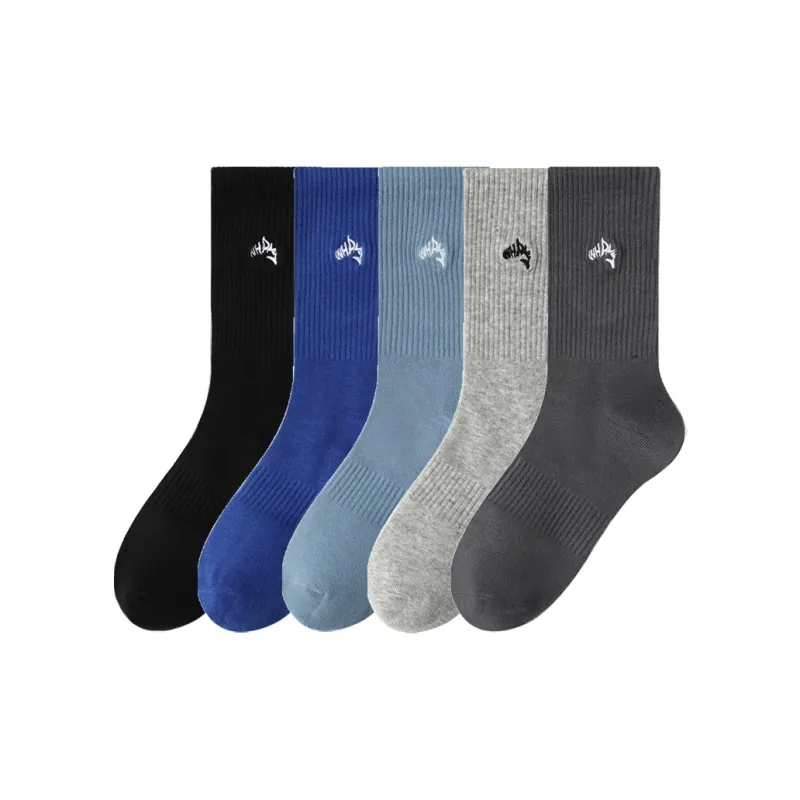 MIIOW Cool One Summer Series Mid Calf Socks Men's 5 Pack-4