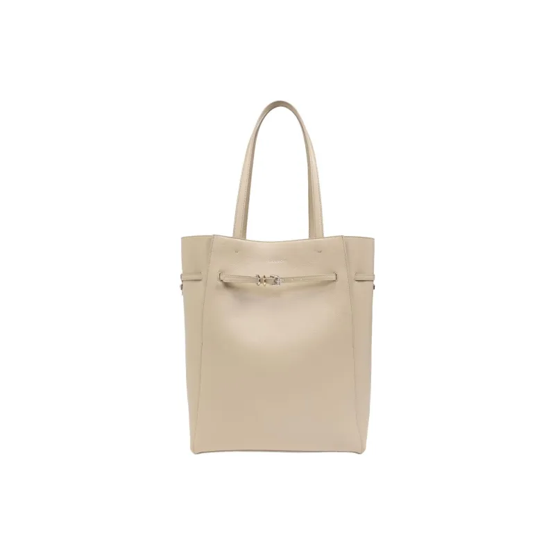 GIVENCHY Voyou Lambskin Tote Bag Shopping Bag Handbag Medium Size Women's Light Umber-0