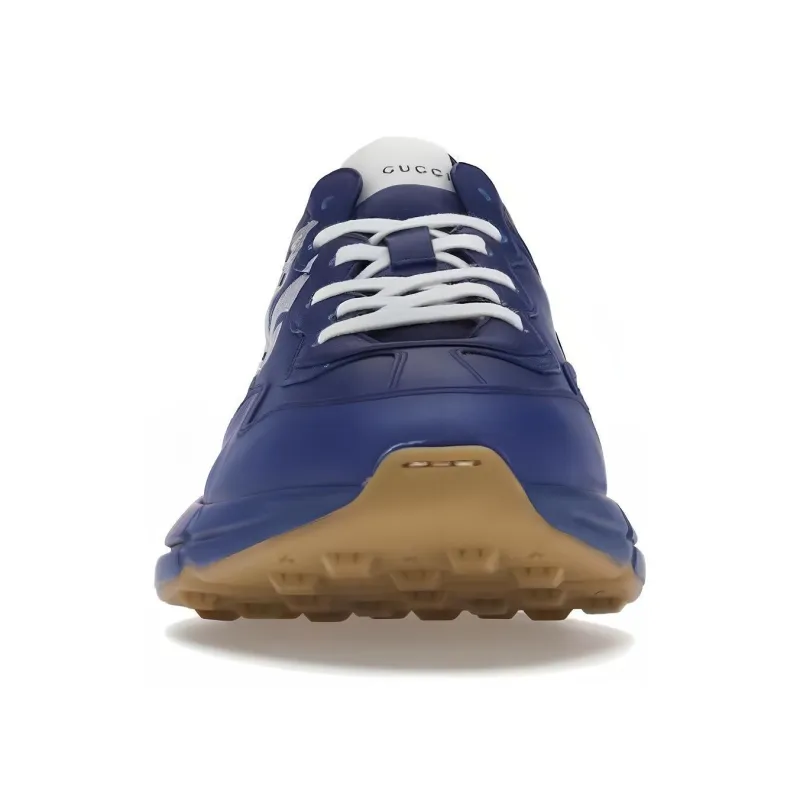 GUCCI Rhyton Leather Sneaker 'NY Yankees'-4