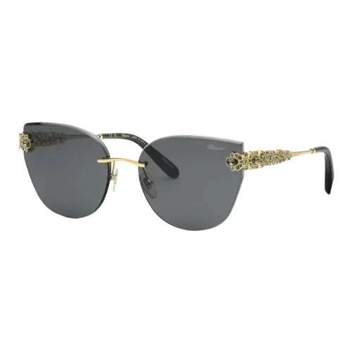 CHOPARD Metal Cat Eye Gg0024s Sunglasses Unisex Gold